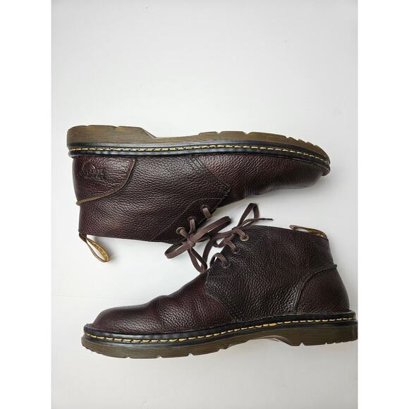 Clarks Men's Brown Leather Boots - Picture 2 of 9